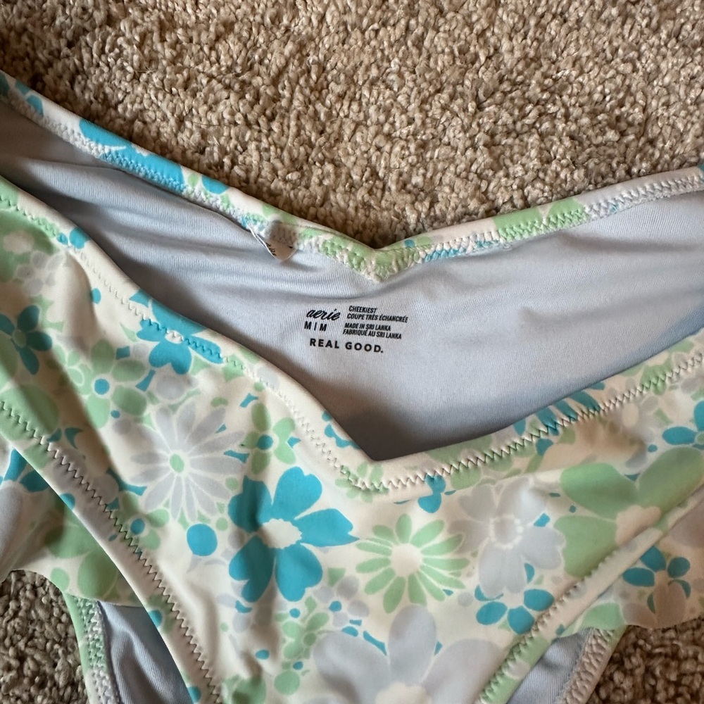 Floral Ruffle Bikini Bottom - Picture 2 of 4
